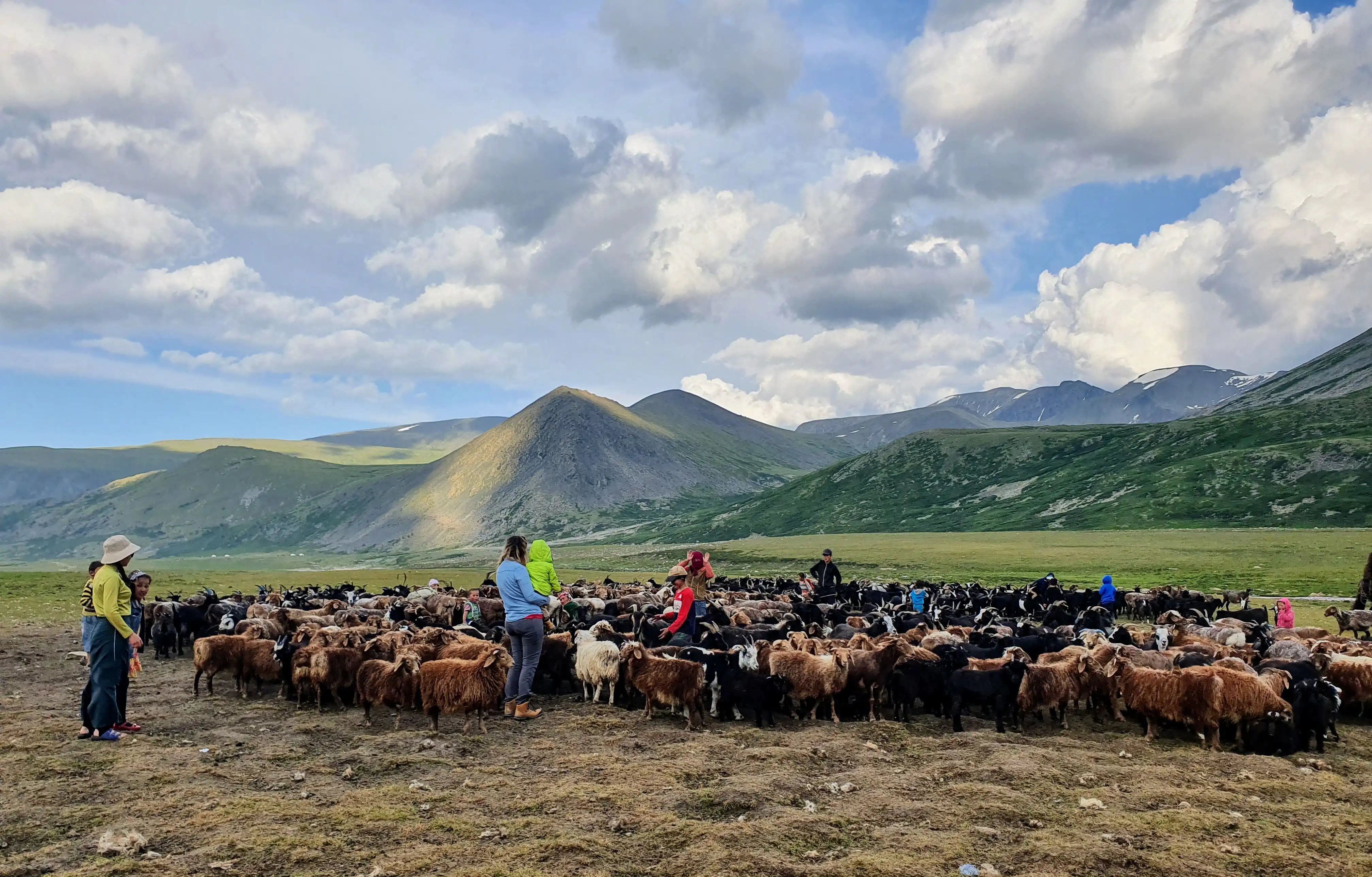 Mongolia with a baby