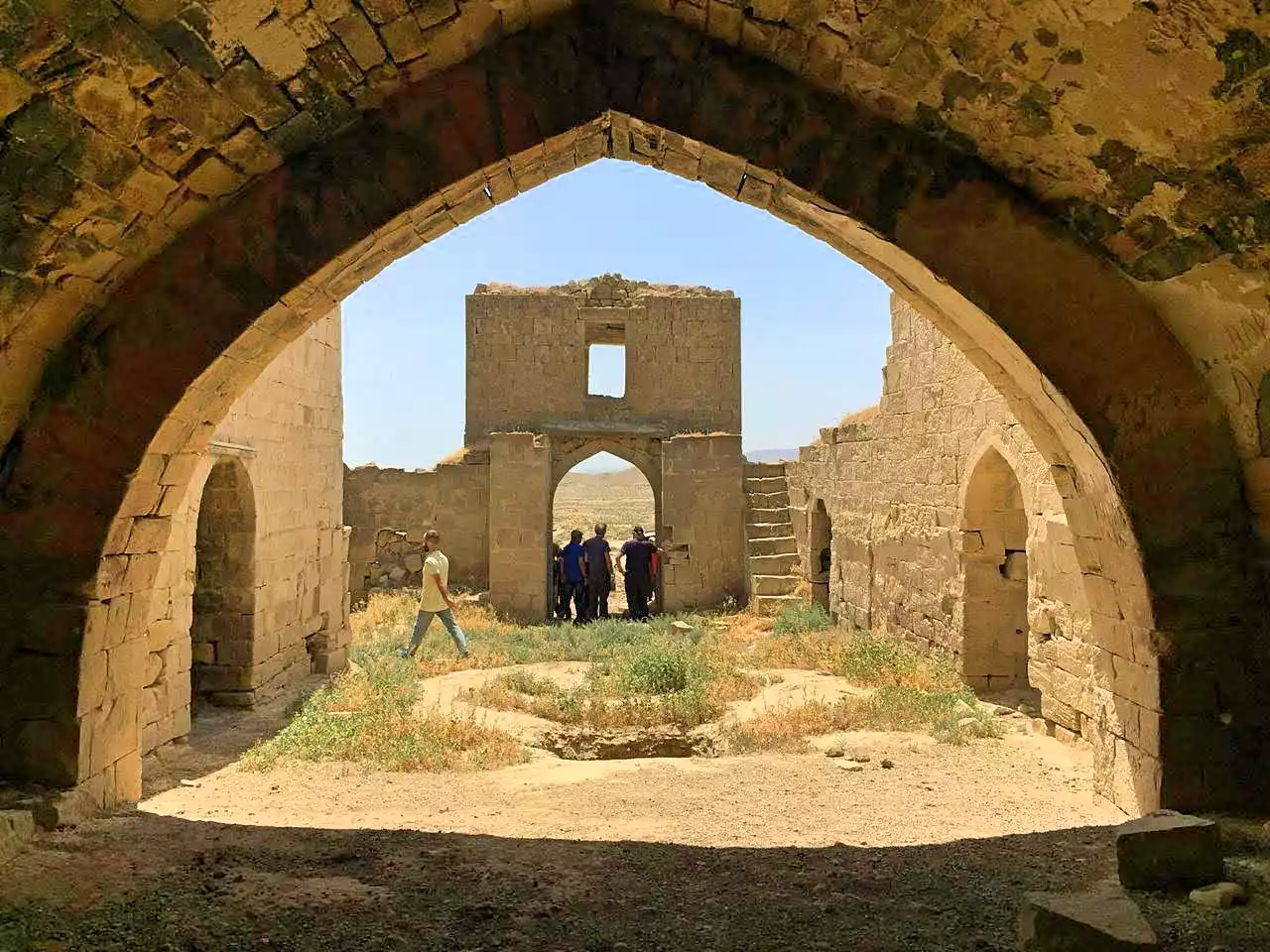 Abandoned history - lost and found caravansaray in a desert