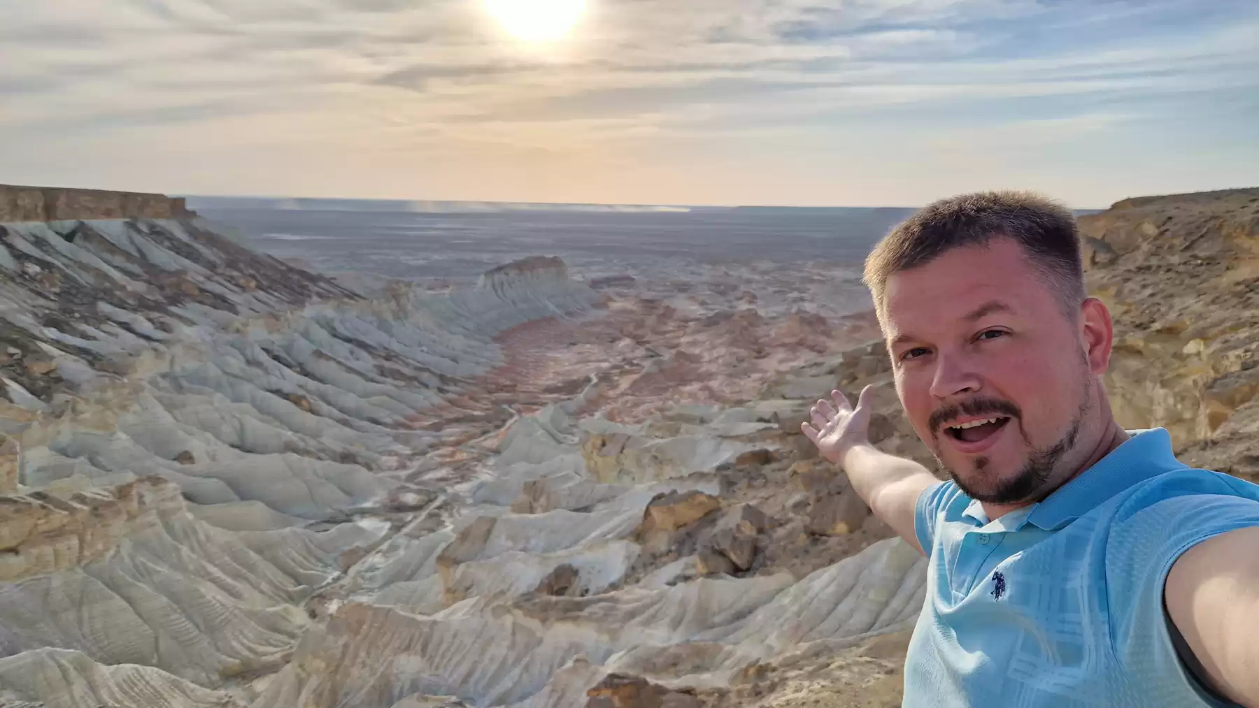 Yangi-Kala canyons in Turkmenistan