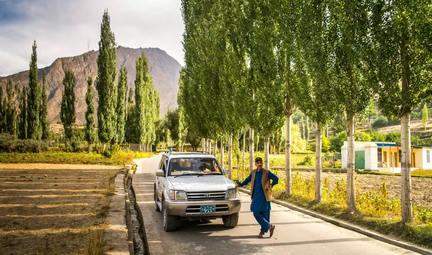 Driver In Gilgit-baltistan With Suv Prado 4x4