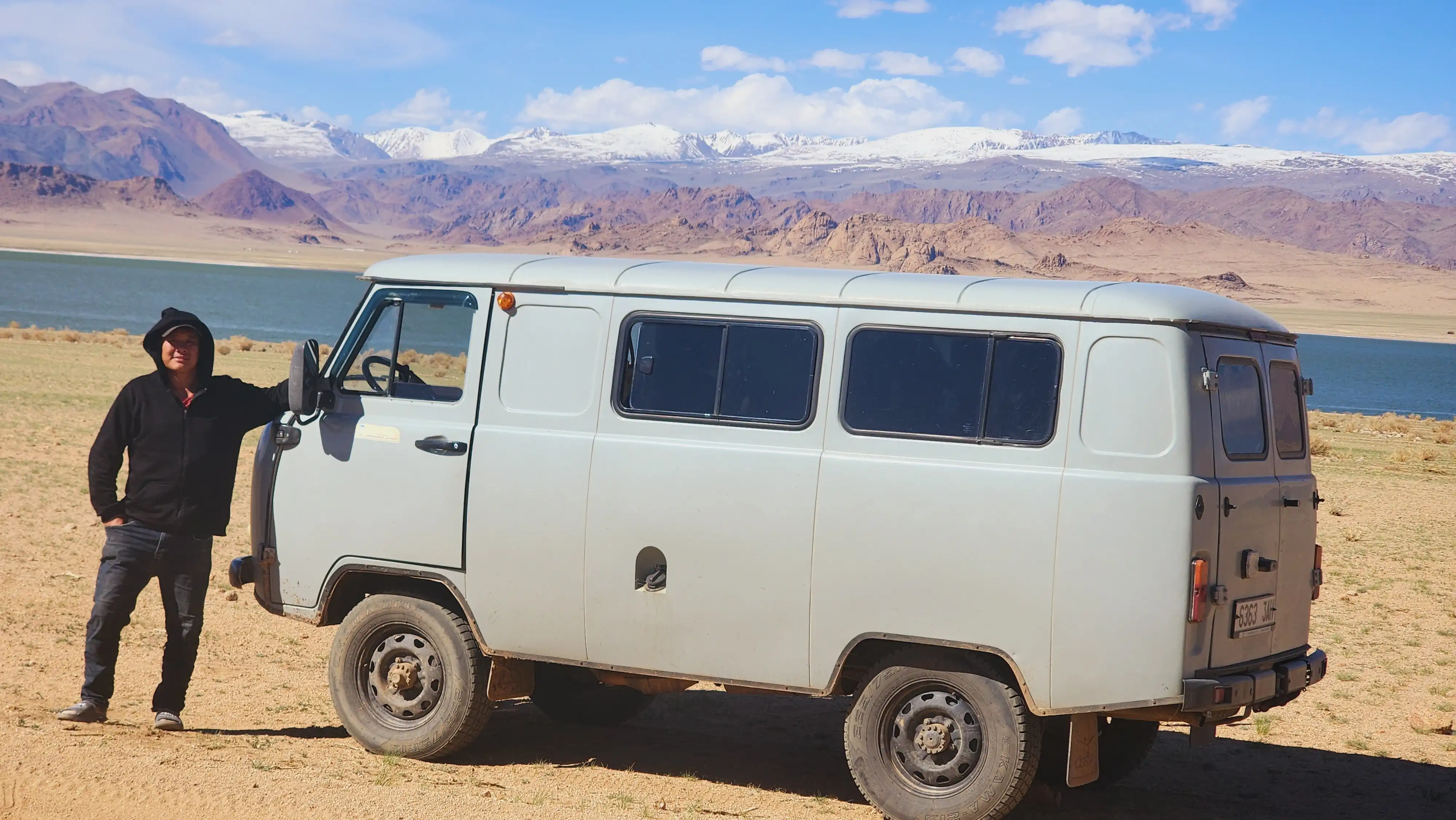 Driver With Uaz Van