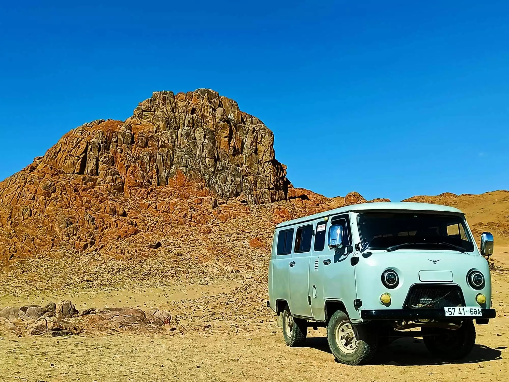 Driving To Eagle Hunters And Tolba Lake