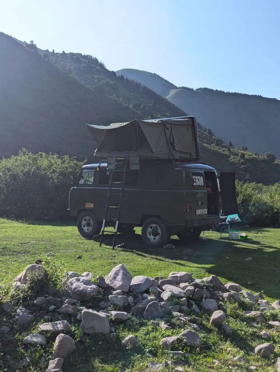 Rent Uaz Buhanka Campervan With Roof Tent