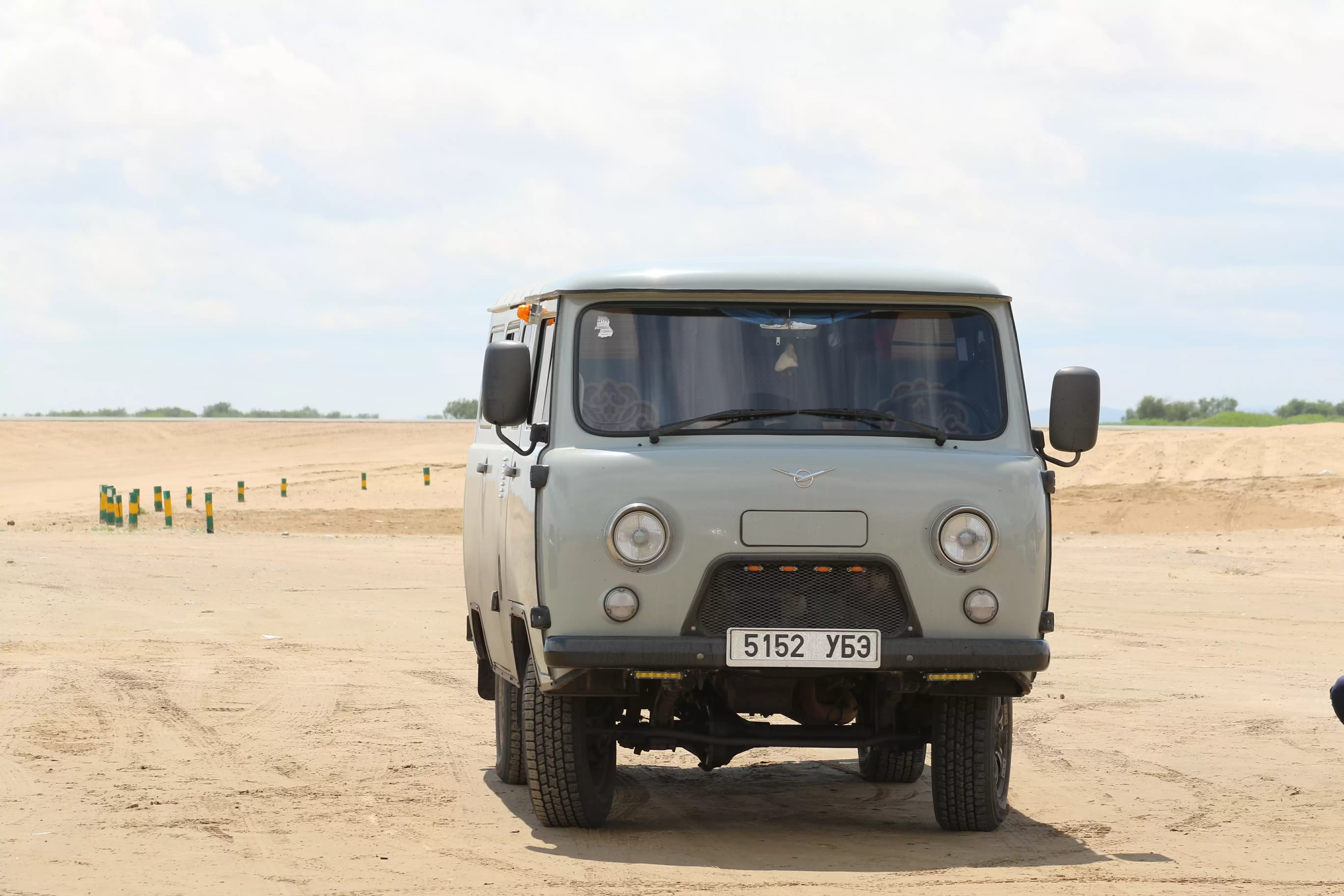 Driver With Russian Van In Mongolia - English Speaking